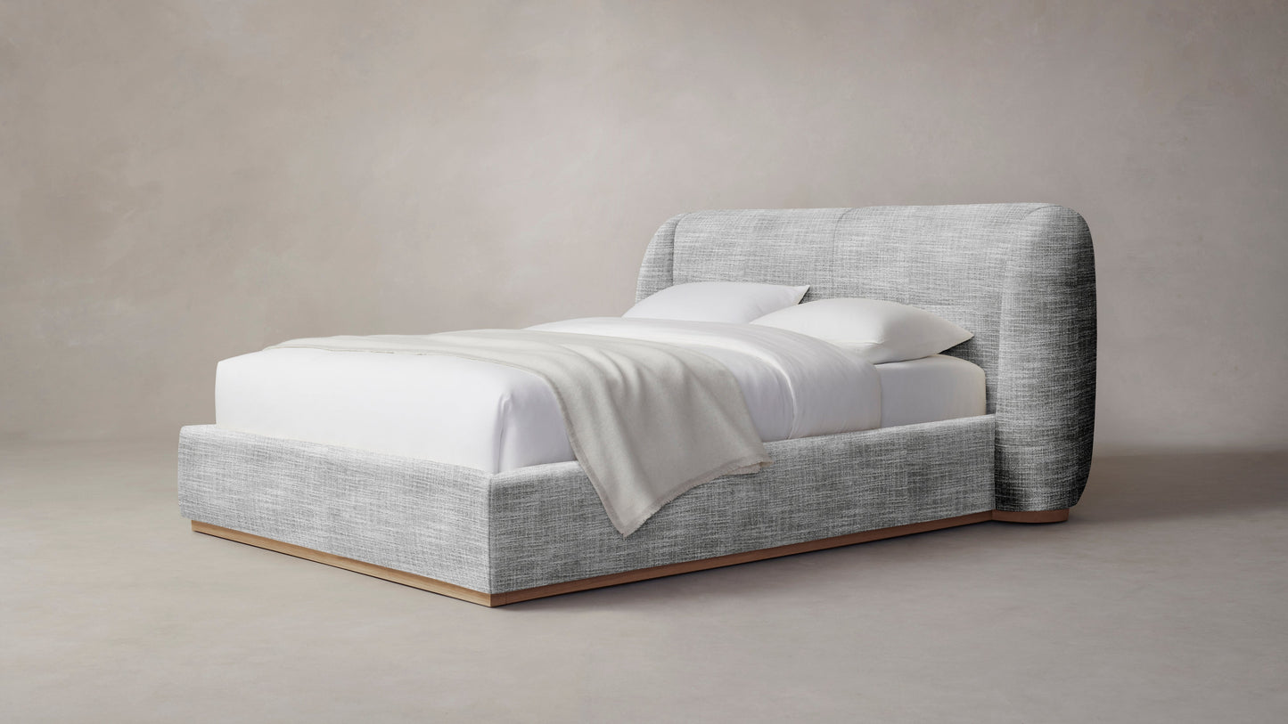 The Smith - Performance Textured Tweed Alpine Bed - 42" Headboard