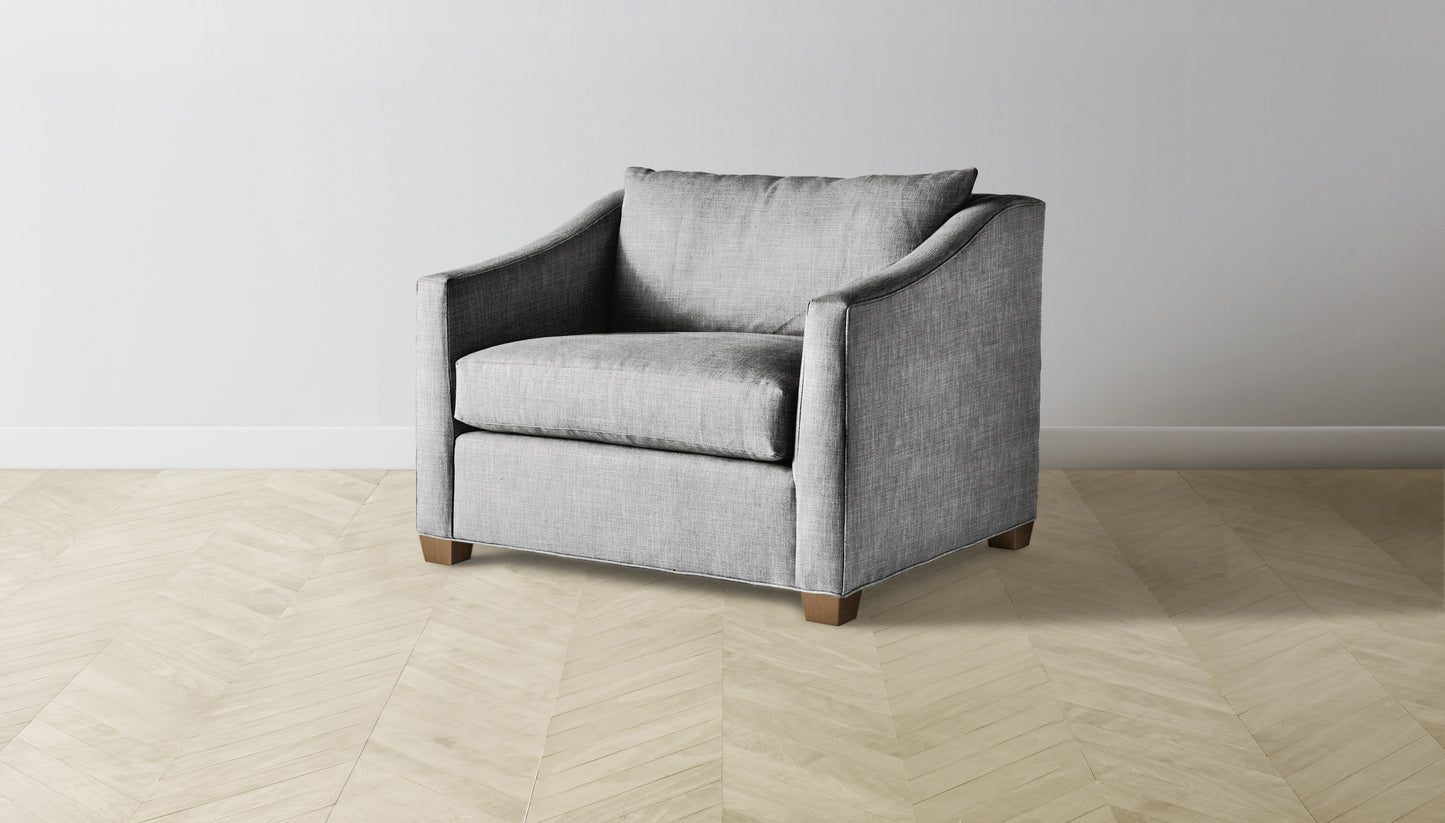 The Sullivan - Performance Textured Tweed Alpine Chair and a Half