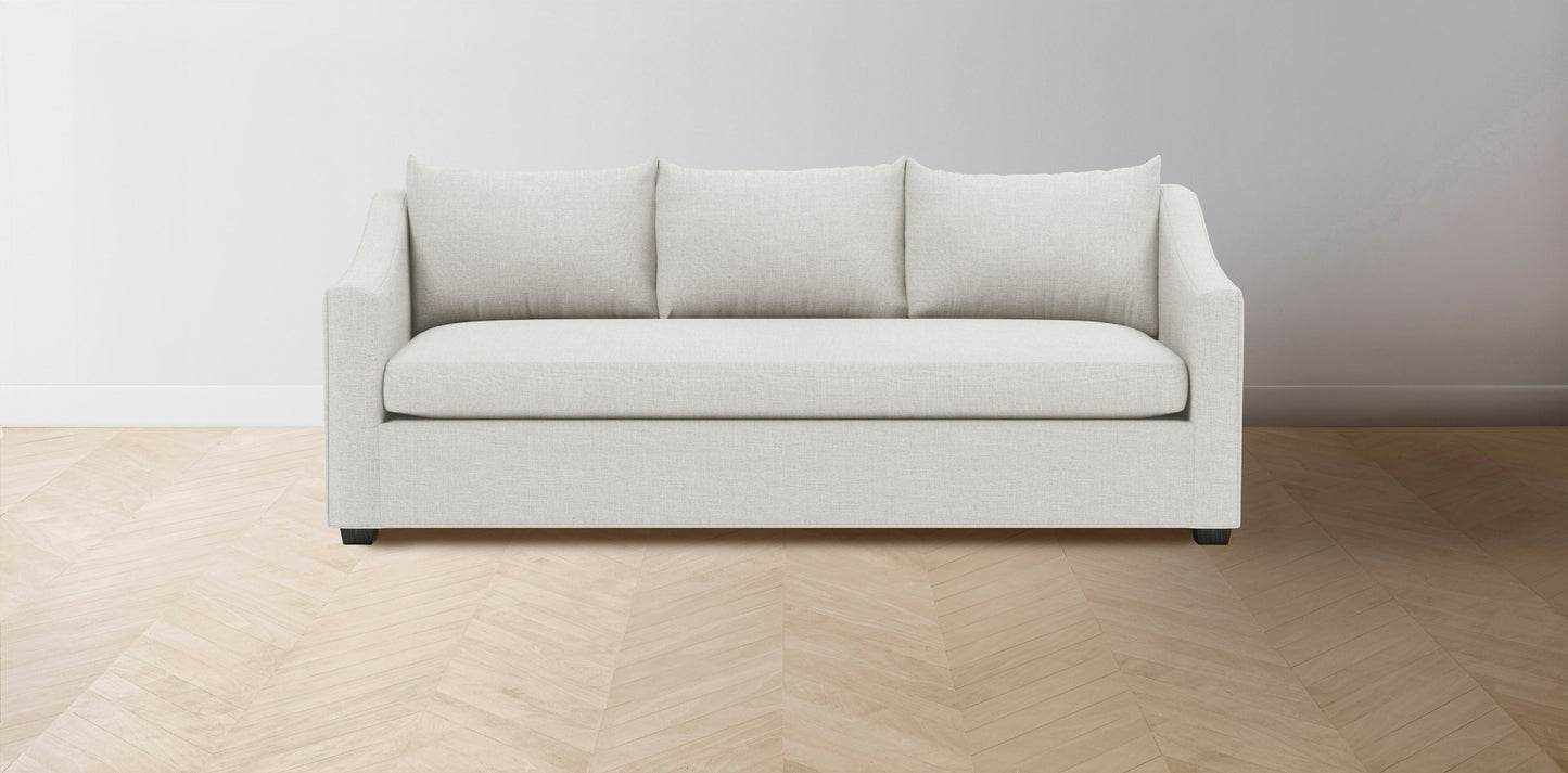 The Sullivan - Belgian Linen Egret Sofa
