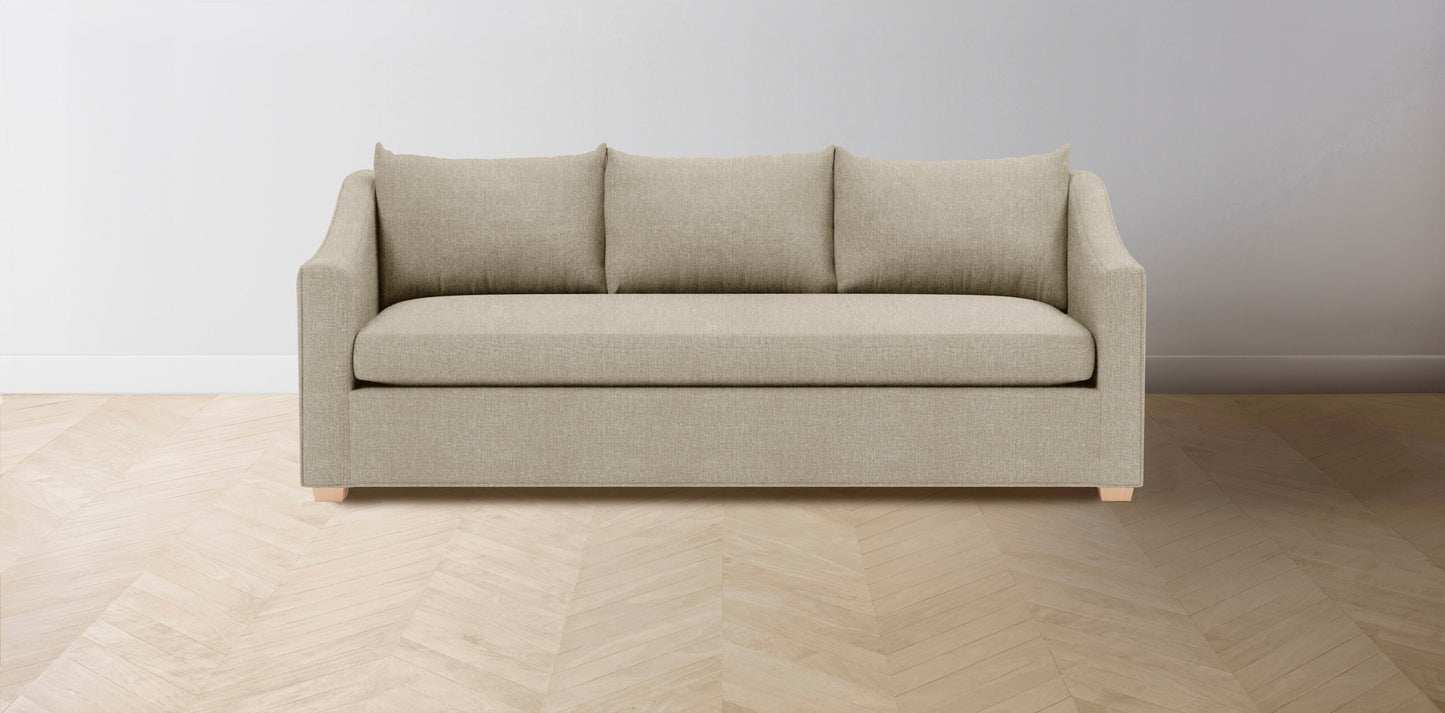The Sullivan - Performance Stonewashed Linen Clamshell Sofa