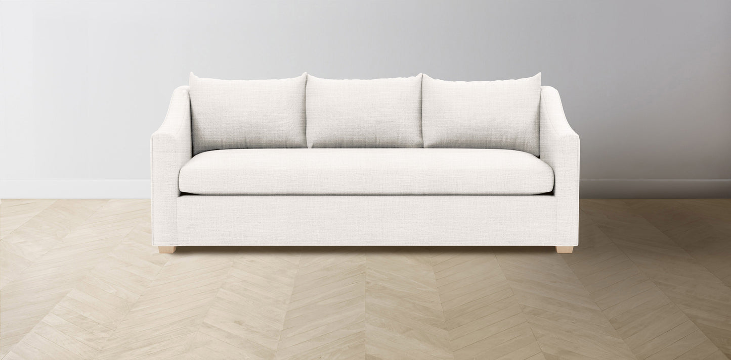 The Sullivan - Performance Textured Tweed Snow Sofa