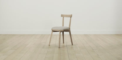 The Allen  - Performance Melange Weave Flint Dining Chair