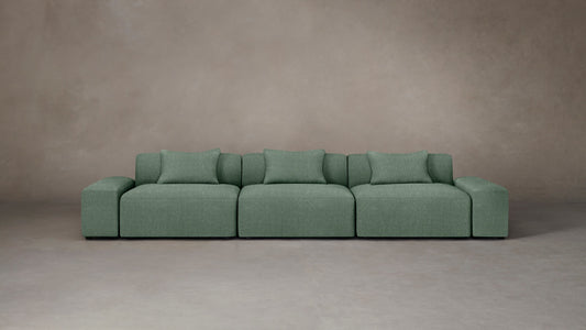 The Breuer Modular  - Performance Stonewashed Linen Aspen Sofa