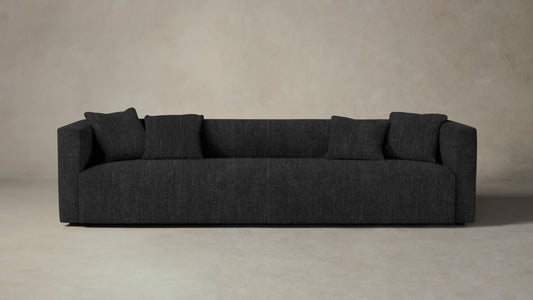 The Breuer  - Performance Tweed Char Sofa