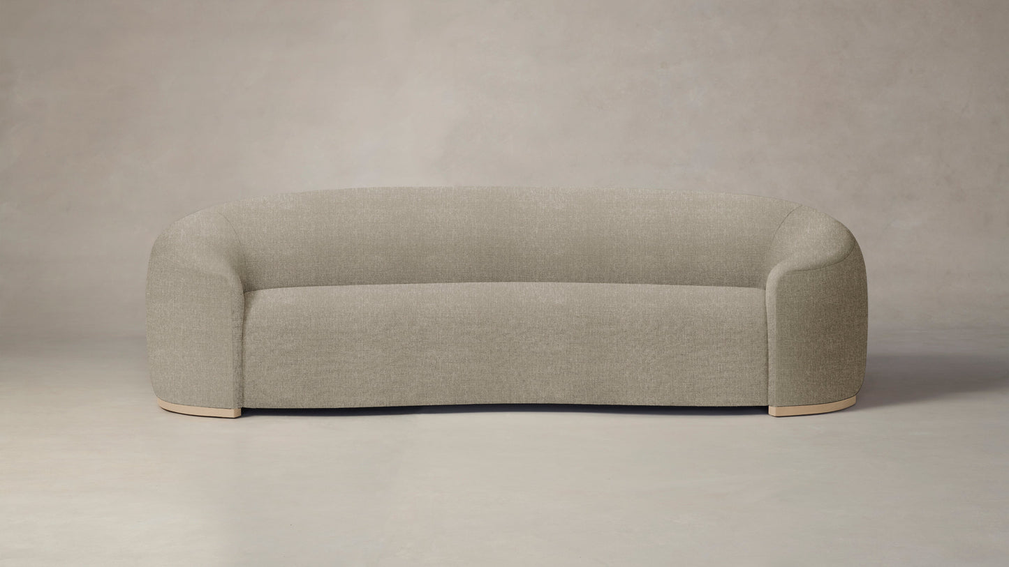 The Chelsea  - Performance Stonewashed Linen Clamshell Sofa