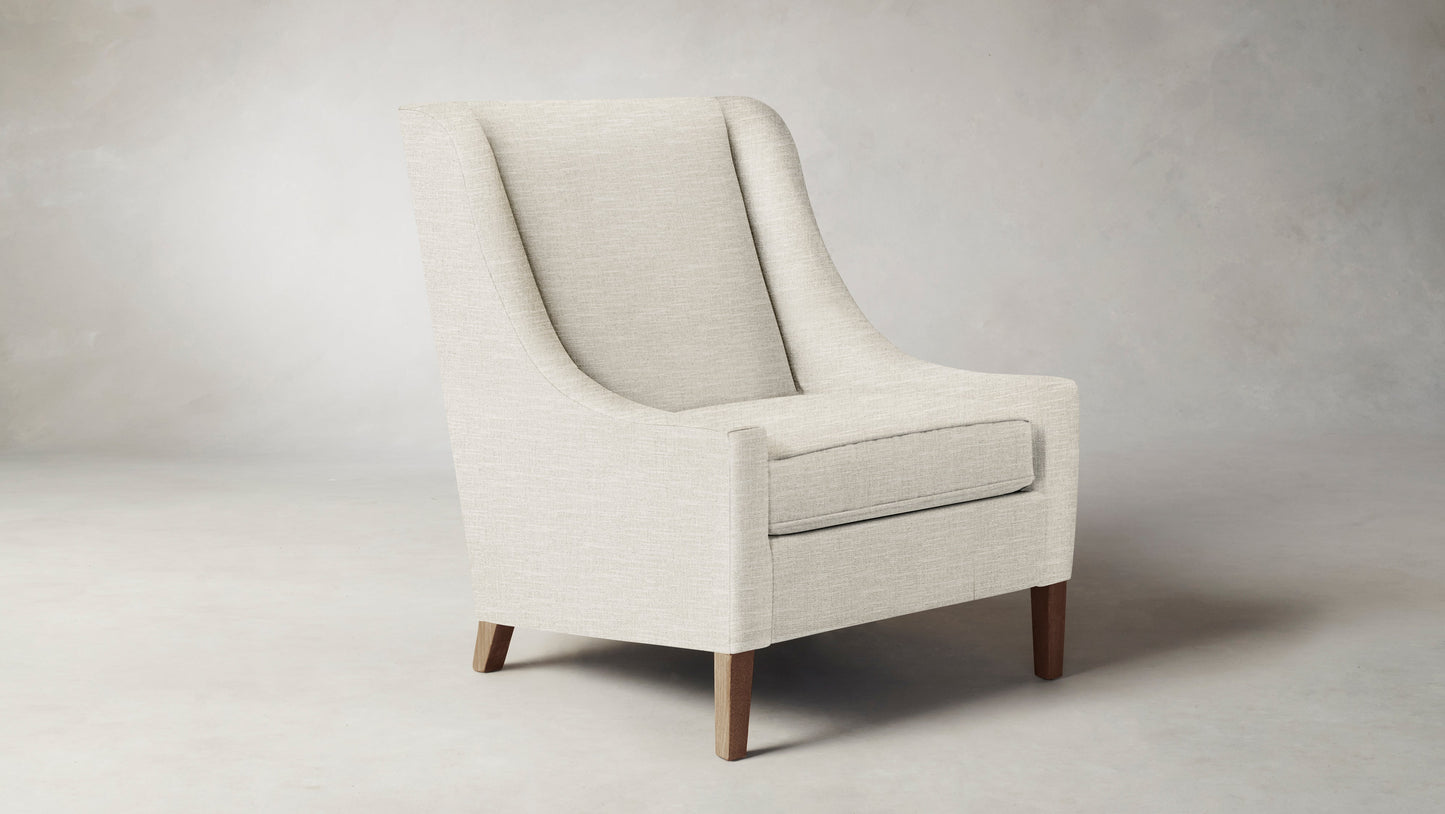 The Chrystie  - Performance Chenille Buff Chair