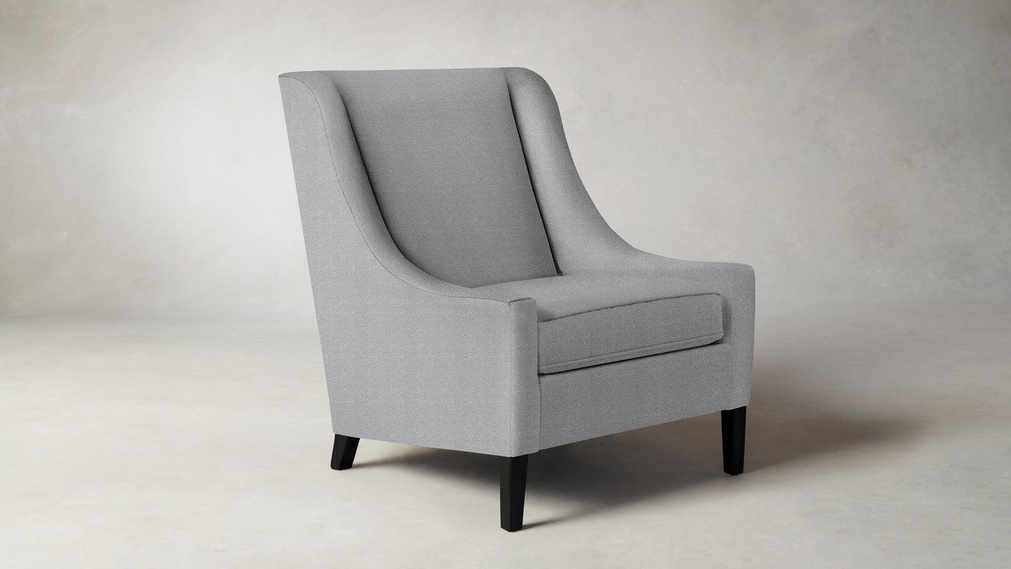 The Chrystie  - Performance Chevron Cloud Chair