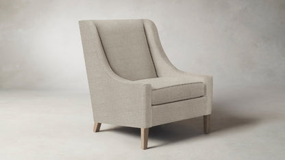 The Chrystie  - Performance Stonewashed Linen Dew Chair