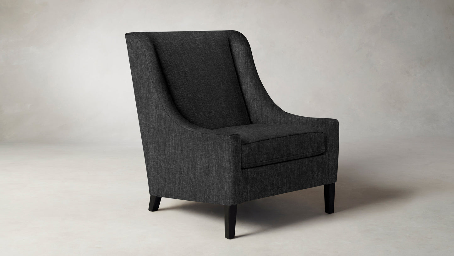 The Chrystie  - Performance Tweed Char Chair