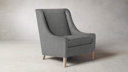 The Chrystie  - Performance Tweed Smoke Chair