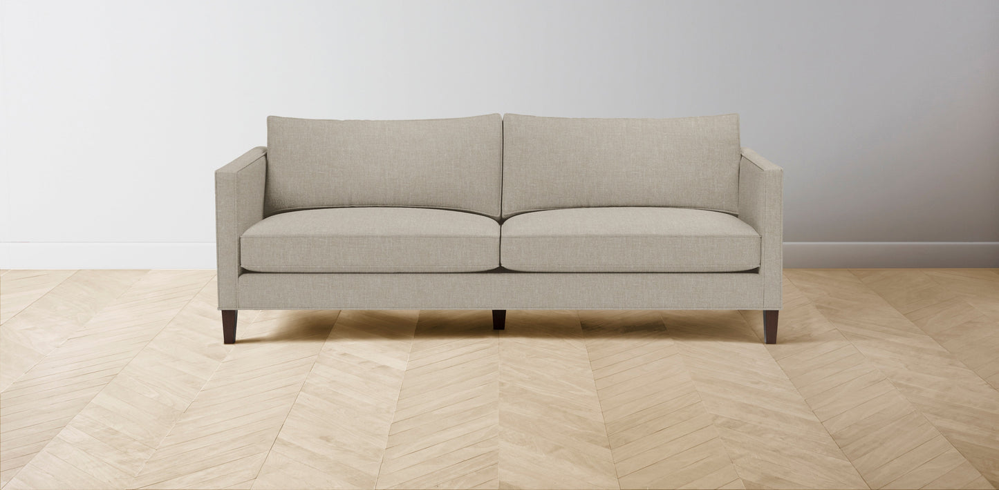 The Crosby  - Belgian Linen Alder Sofa