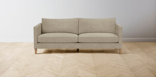 The Crosby  - Performance Stonewashed Linen Clamshell Sofa