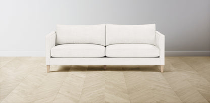 The Crosby  - Performance Textured Tweed Snow Sofa