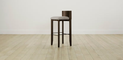 The Delancey with Onyx - Belgian Linen Agate Bar and Counter Stool