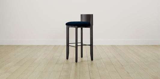 The Delancey with Onyx - Mohair Admiral Bar and Counter Stool