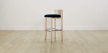 The Delancey with Onyx - Mohair Admiral Bar and Counter Stool