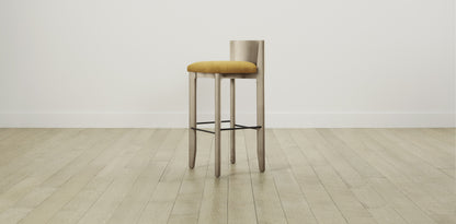 The Delancey with Onyx - Mohair Amber Bar and Counter Stool