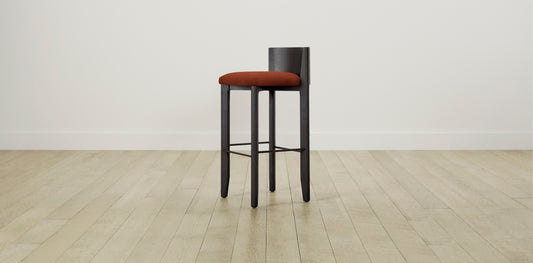 The Delancey with Onyx - Mohair Spice Bar and Counter Stool