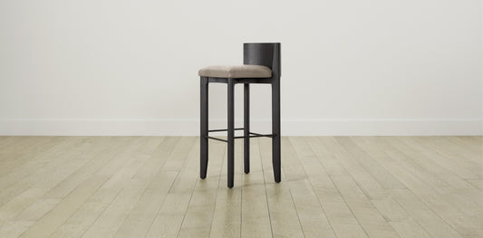 The Delancey with Onyx - Nubuck Leather Fawn Bar and Counter Stool