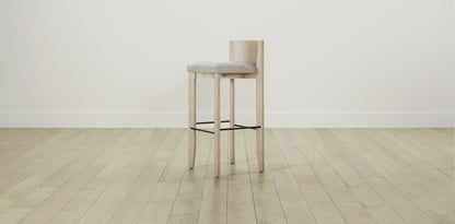 The Delancey with Onyx - Nubuck Leather Sail Bar and Counter Stool