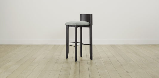 The Delancey with Onyx - Performance Melange Weave Seaglass Bar and Counter Stool