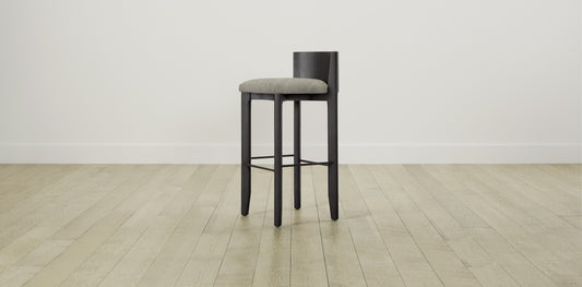 The Delancey with Onyx - Performance Tweed Oatmeal Bar and Counter Stool