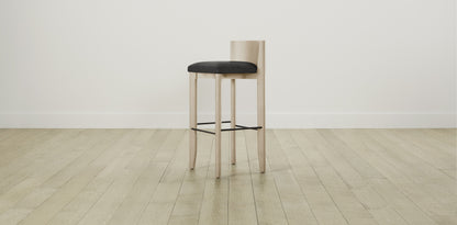 The Delancey with Onyx - Tuscan Leather Seal Bar and Counter Stool