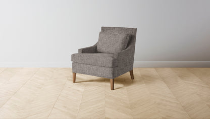 The Downing  - Belgian Linen Carob Chair