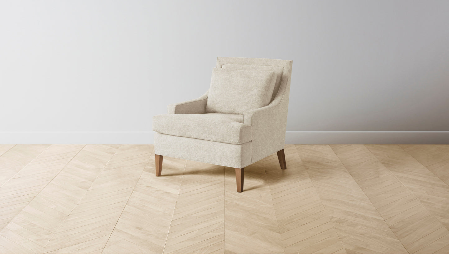 The Downing  - Performance Melange Weave Shell Chair