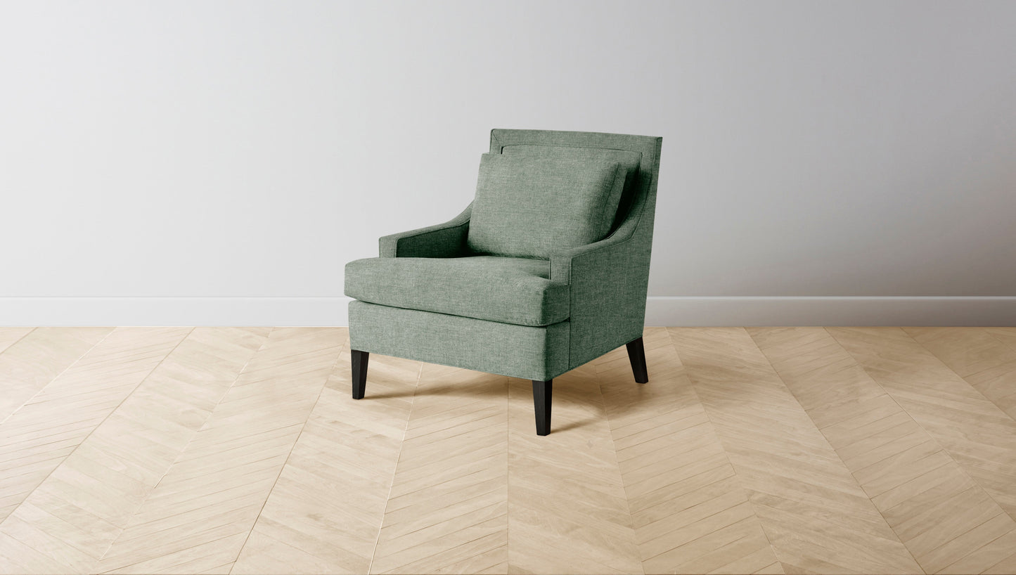 The Downing  - Performance Stonewashed Linen Aspen Chair