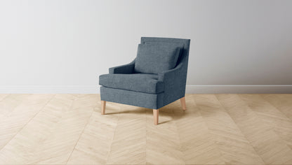 The Downing  - Performance Stonewashed Linen Chambray Chair