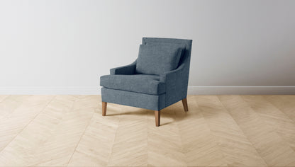 The Downing  - Performance Stonewashed Linen Chambray Chair