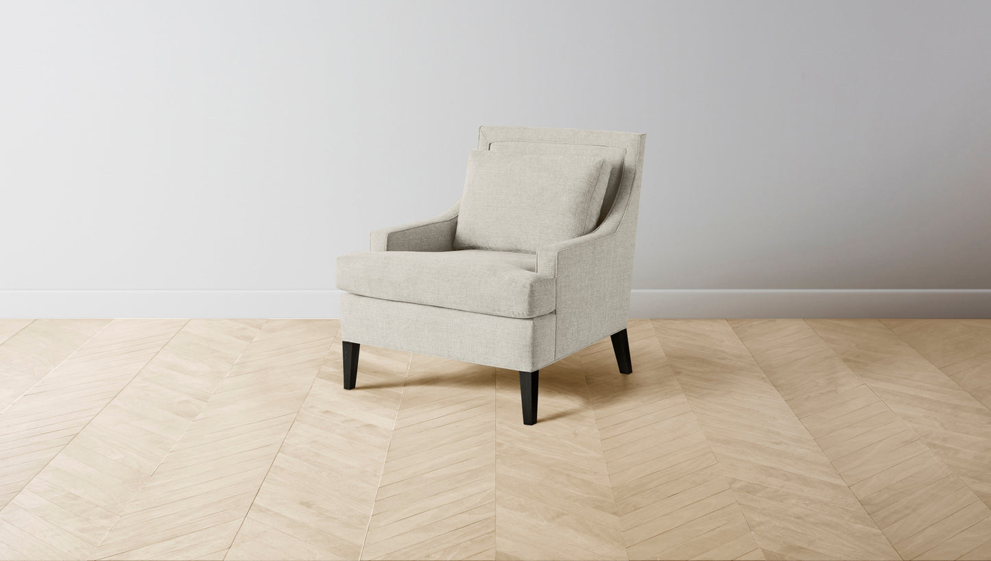 The Downing  - Performance Stonewashed Linen Dew Chair