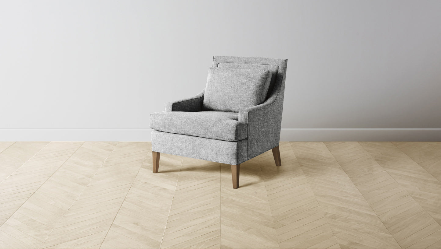 The Downing  - Performance Textured Tweed Alpine Chair