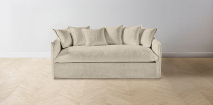 The Dune  - Performance Stonewashed Linen Clamshell Sofa