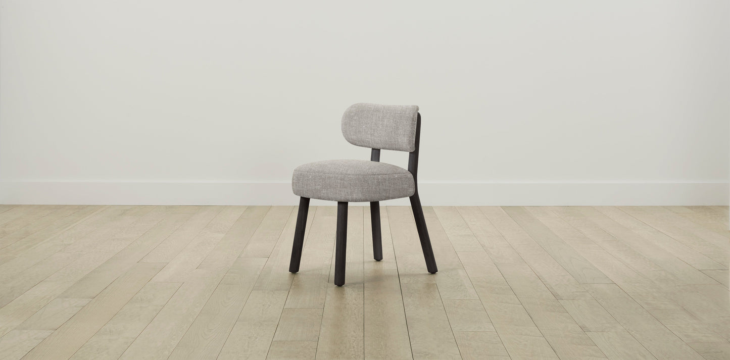 The Jane  - Belgian Linen Agate Dining Chair