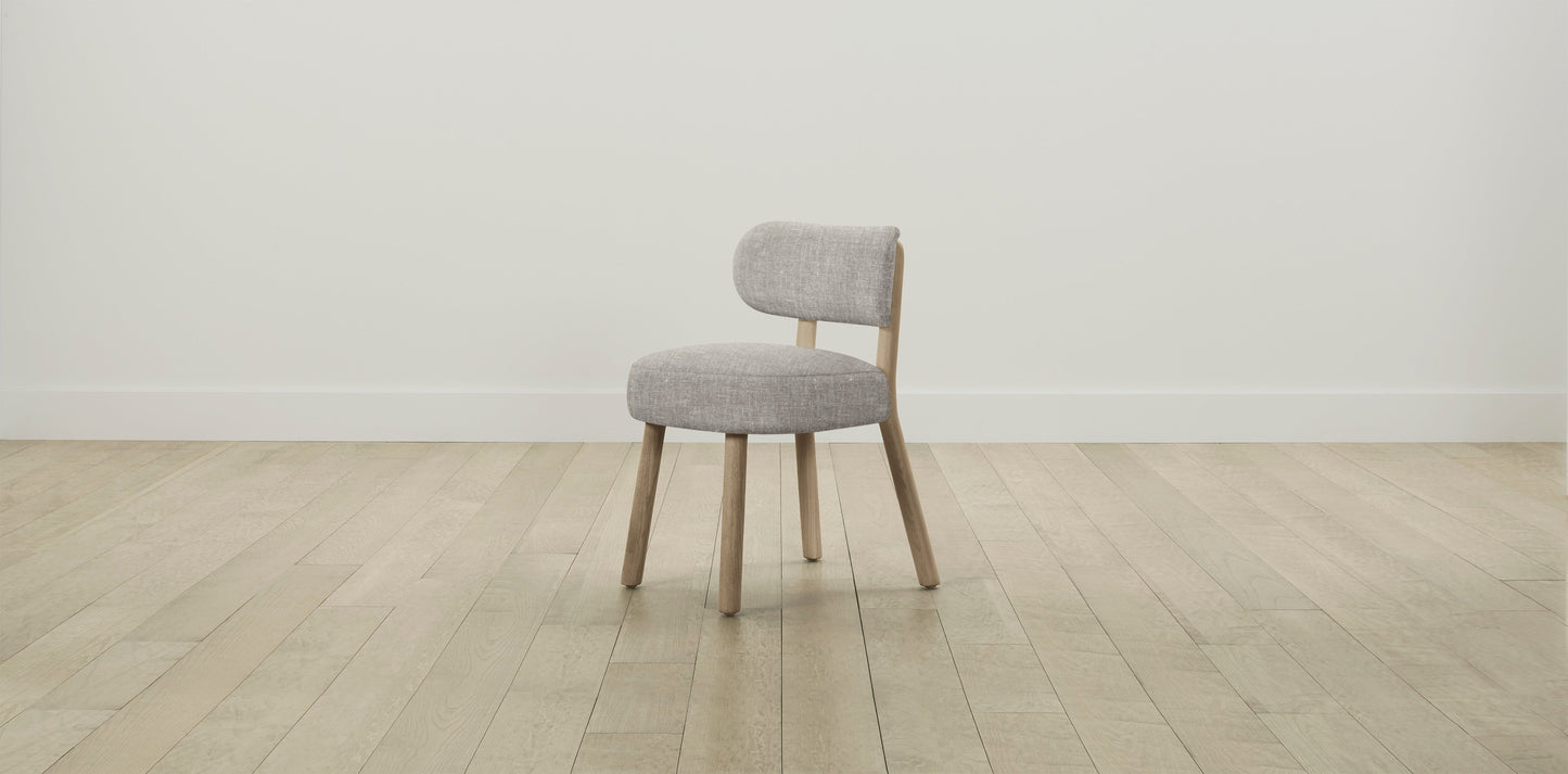 The Jane  - Belgian Linen Agate Dining Chair