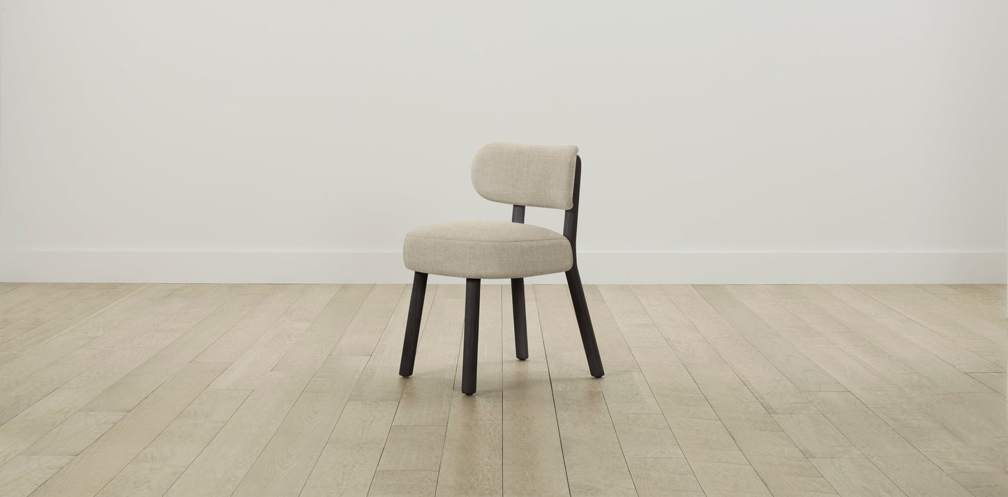 The Jane  - Belgian Linen Alder Dining Chair