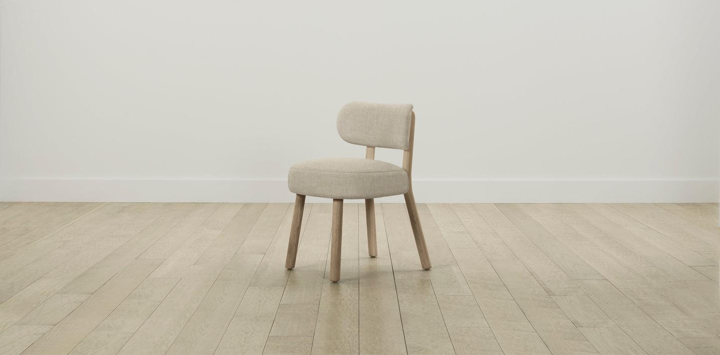 The Jane  - Belgian Linen Alder Dining Chair