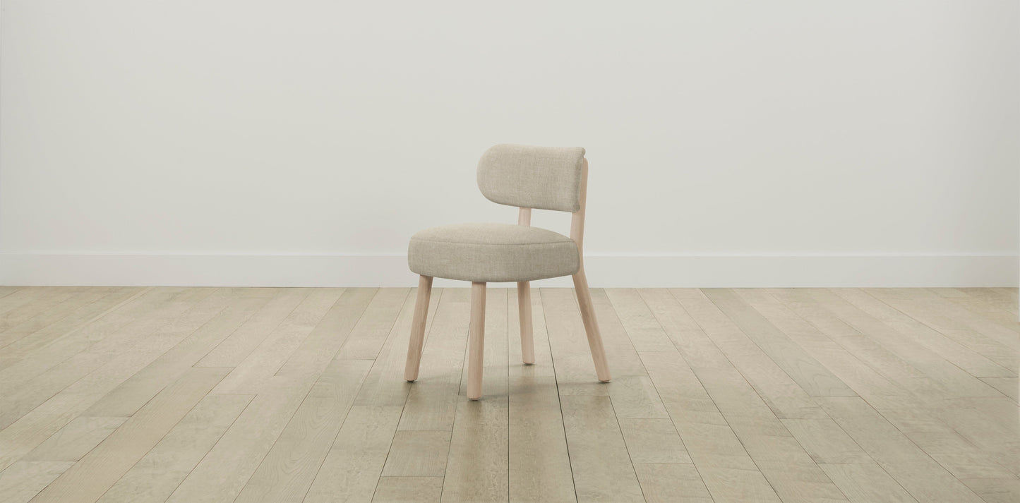 The Jane  - Belgian Linen Alder Dining Chair