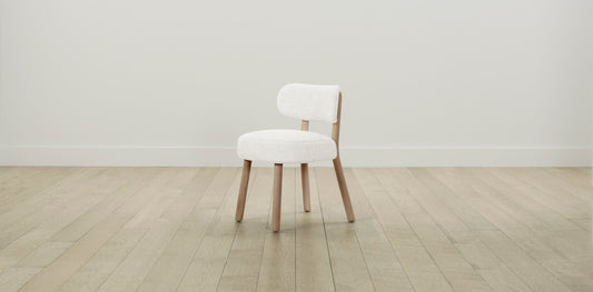 The Jane  - Belgian Linen Egret Dining Chair