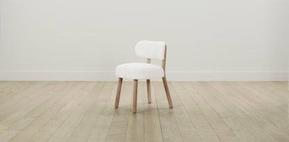 The Jane  - Belgian Linen Egret Dining Chair