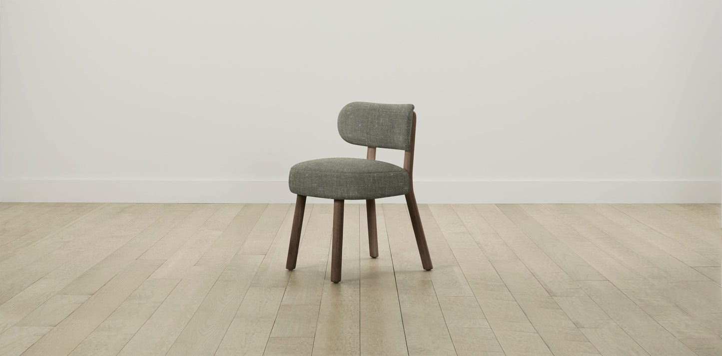 The Jane  - Belgian Linen Thyme Dining Chair