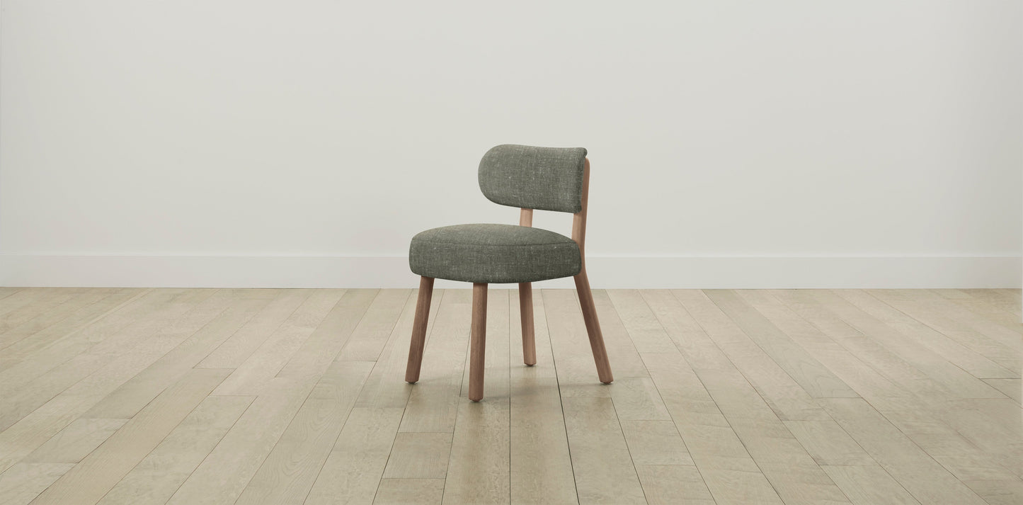 The Jane  - Belgian Linen Thyme Dining Chair