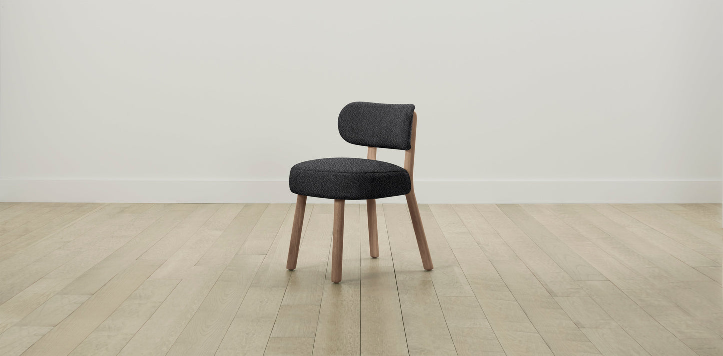 The Jane  - Italian Bouclé Storm Dining Chair