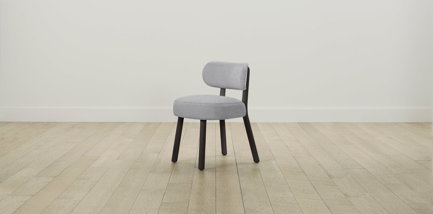 The Jane  - Italian Bouclé Waterfall Dining Chair