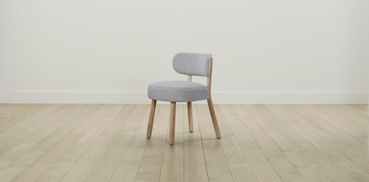 The Jane  - Italian Bouclé Waterfall Dining Chair