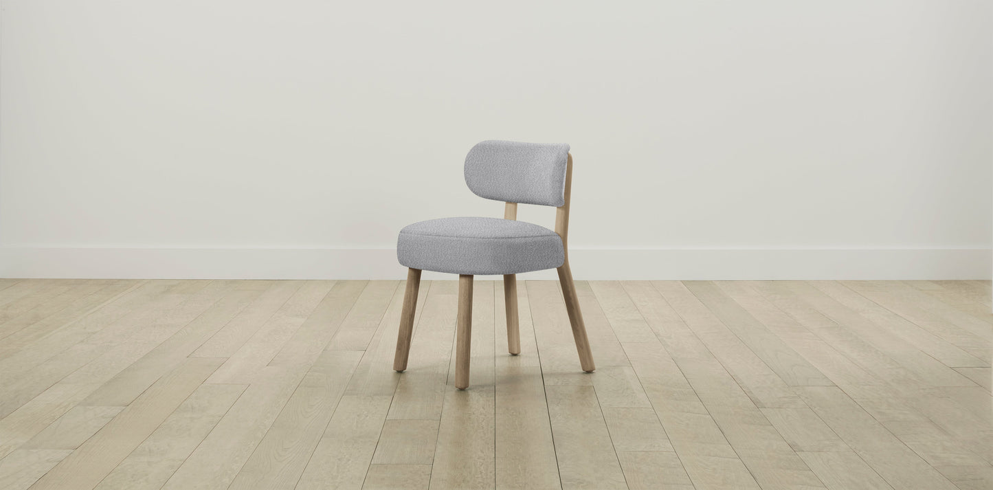 The Jane  - Italian Bouclé Waterfall Dining Chair