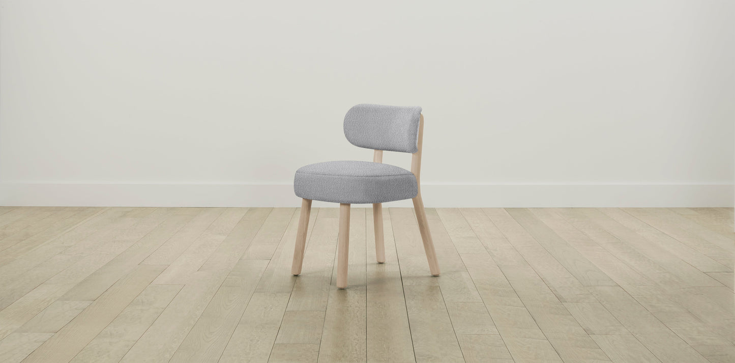 The Jane  - Italian Bouclé Waterfall Dining Chair