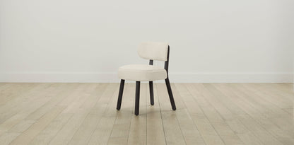 The Jane  - Italian Bouclé White Dining Chair